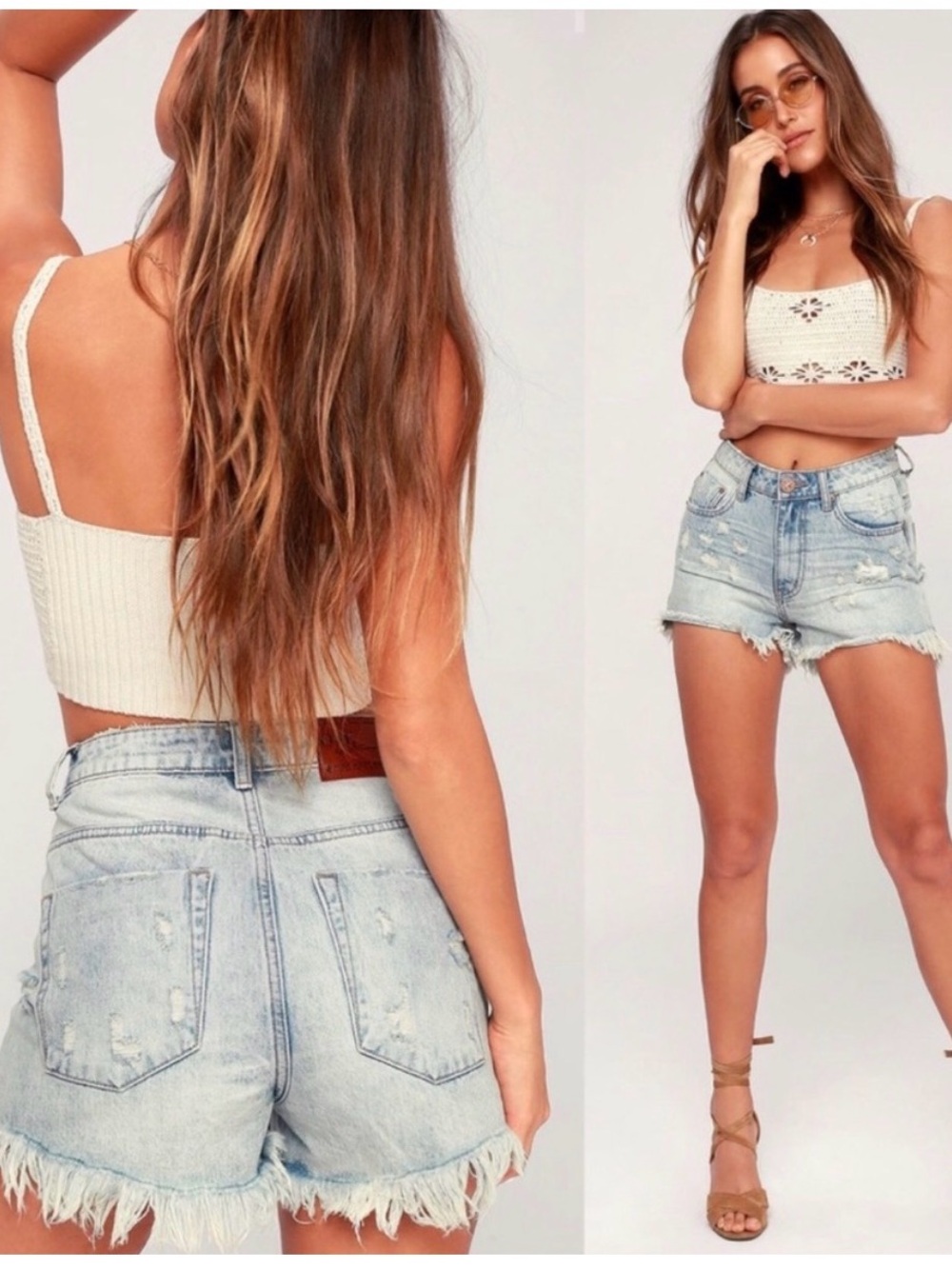One Teaspoon Bandits Jean Shorts